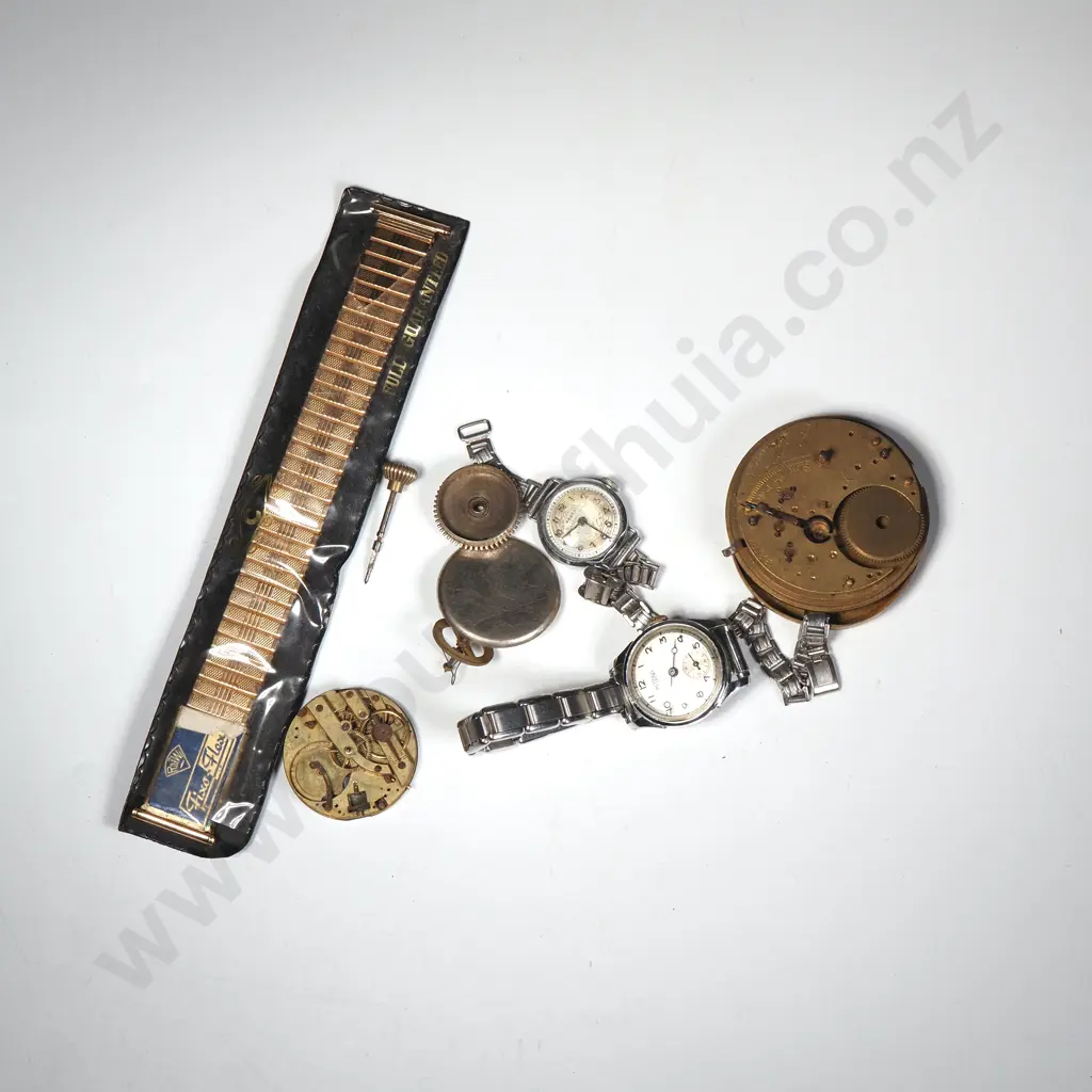 Watch Parts, Watch Strap & Two Vintage Watches Image 1++