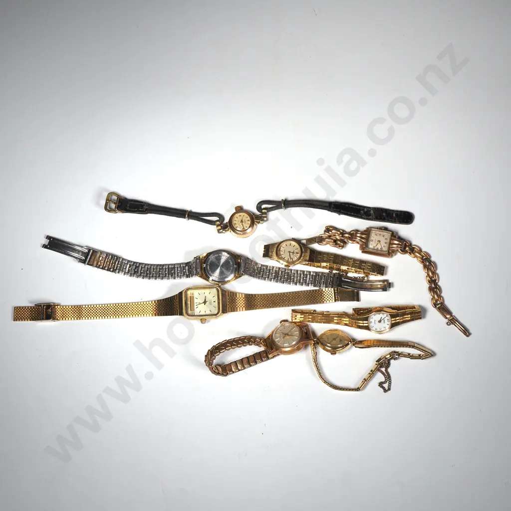 Eight  Vintage Ladies Wristwatches Image 1++