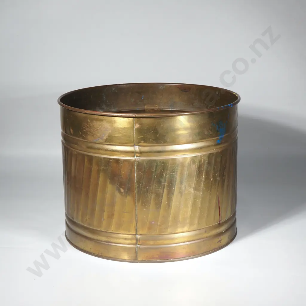 Circular Brass Jardinere  Image 1++