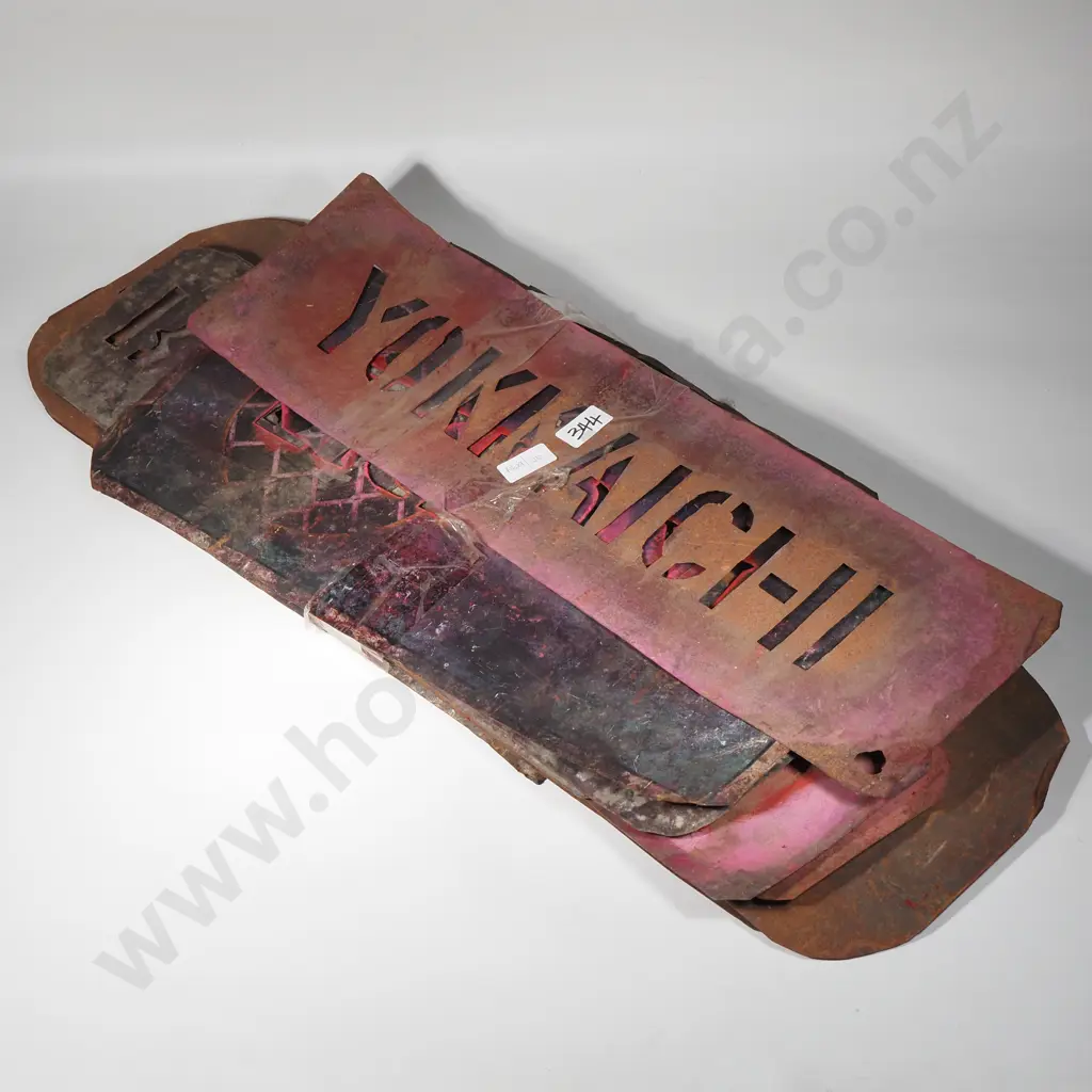 Ten Metal Stencils For Towns Including Barcelona, Bordeaux, Amsterdam, Kobe, Boston  Image 1++