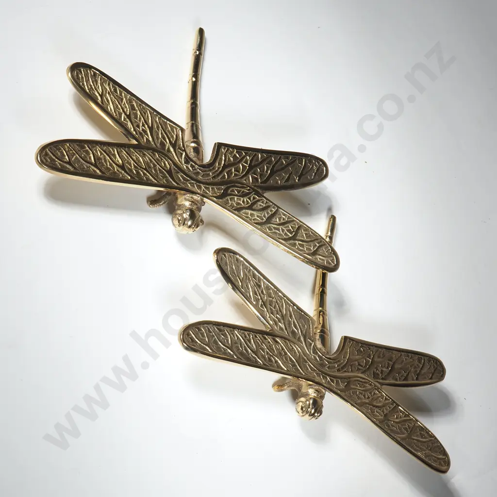 Two Brass Dragonflys Image 1++