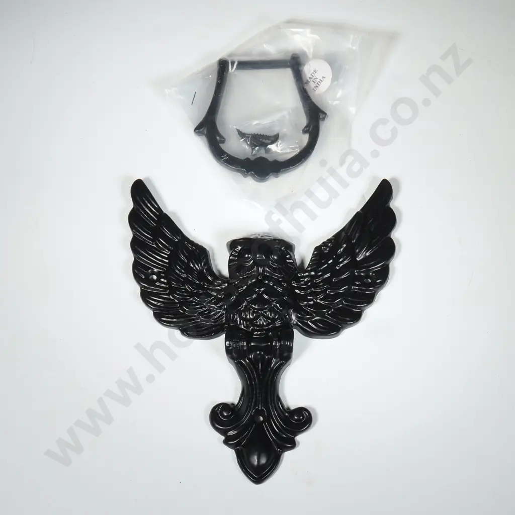 Owl Door Knocker - Black Image 1++