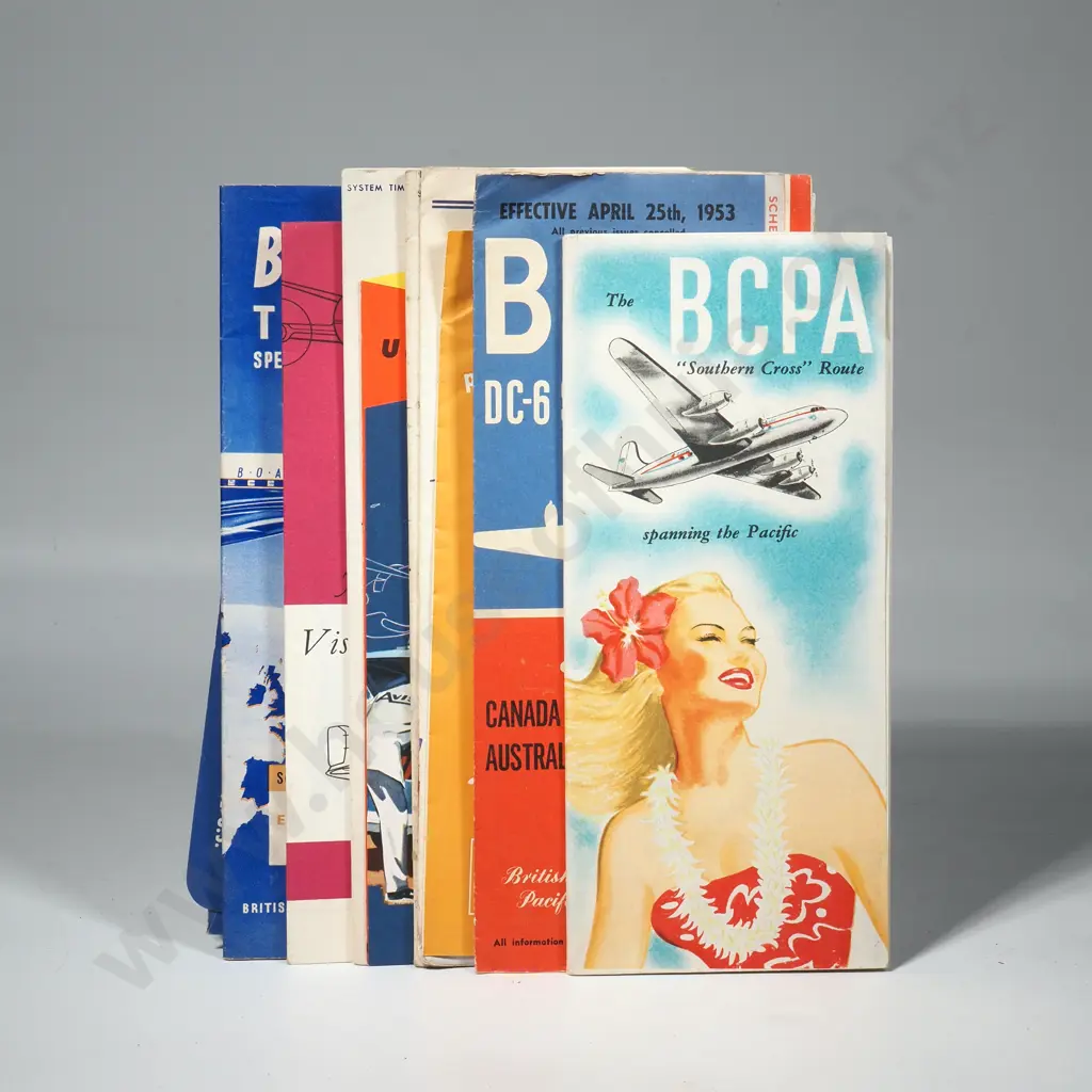 Circa 1950s Airline Related Assorted Ephemera Image 1++