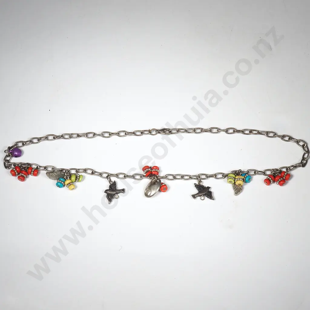 Purple Tibetan Style Necklace Image 1++