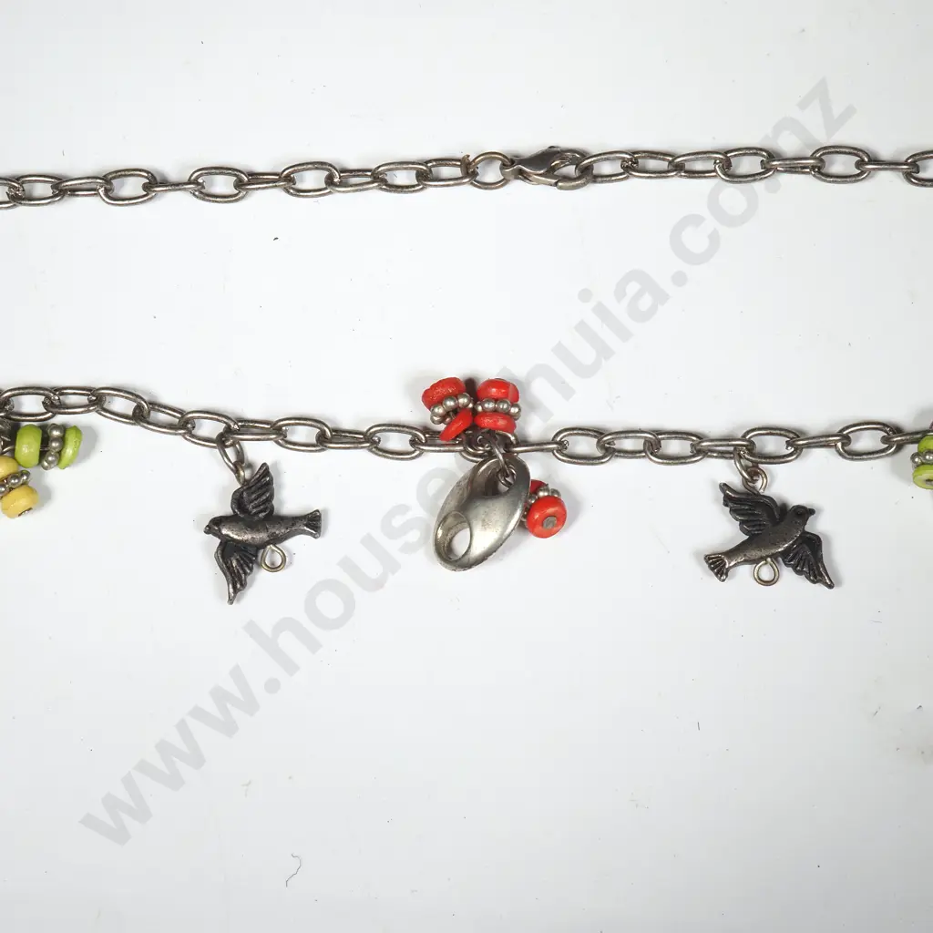 Purple Tibetan Style Necklace Image 1++