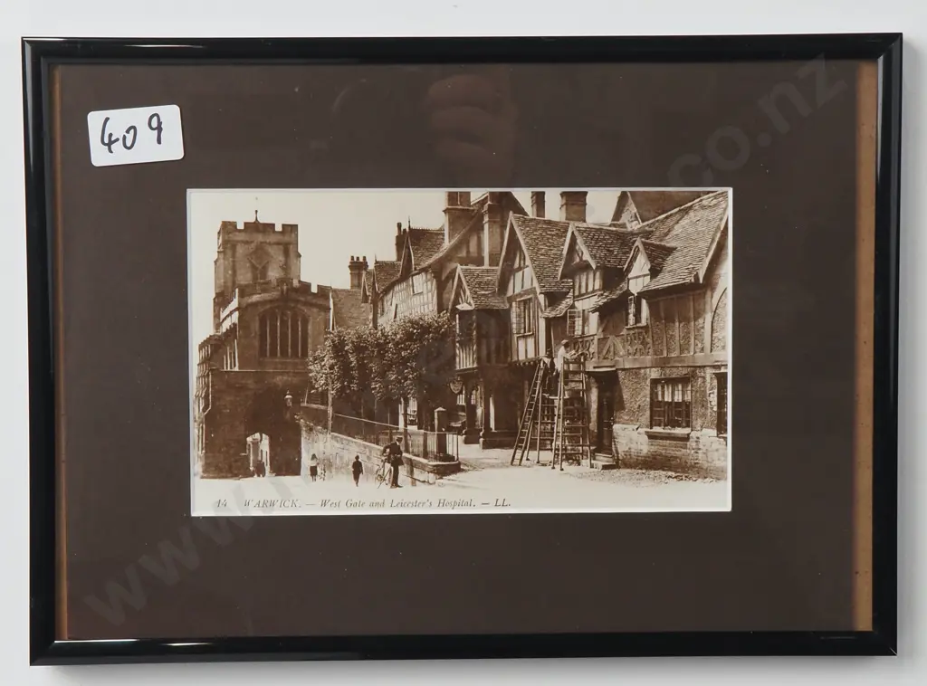 Warwick, West Gate & Leicester's Hospital, Photograph, Image 1++