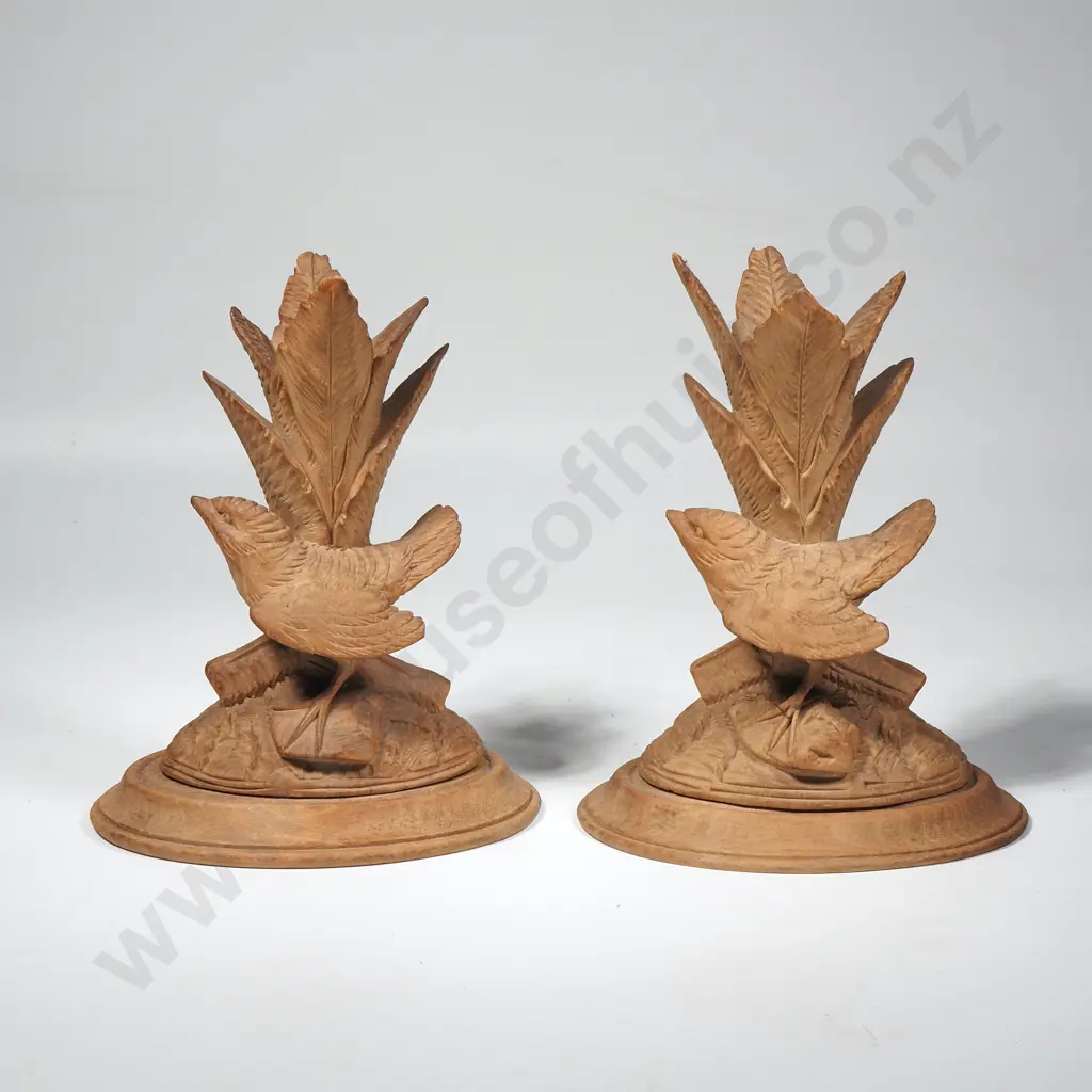 Antique Black Forest Spill Vases Image 1++