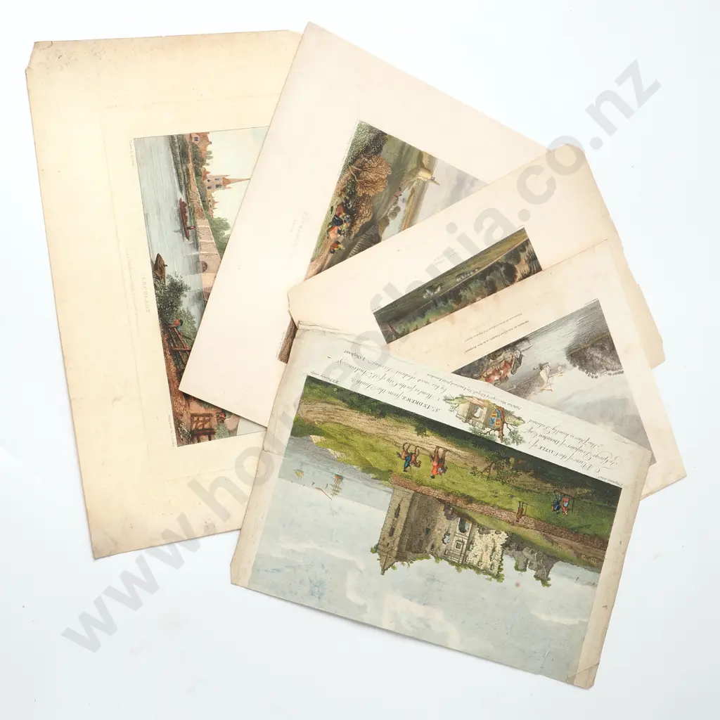 Various Artists - Landscapes, Five Coloured Engravings Image 1++