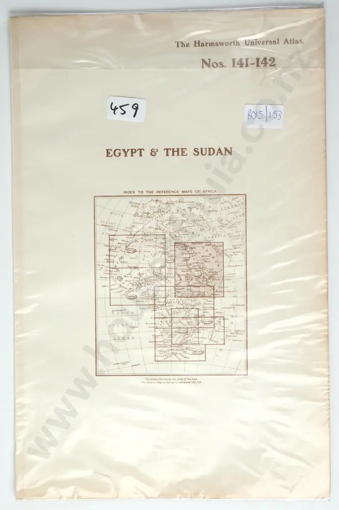 George Philip & Son Ltd - Egypt, The Sudan & Abyssinia, The Harmsworth Universal Atlas Image 1++