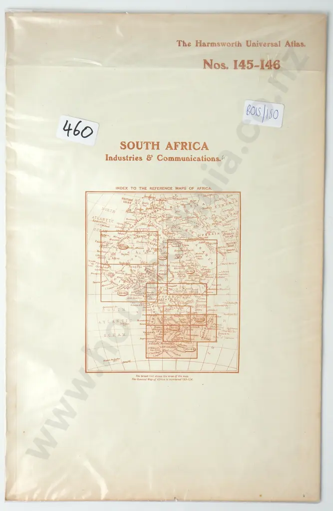 George Philip & Son Ltd - South Africa: Industries & Communications, The Harmsworth Universal Atlas Image 1++