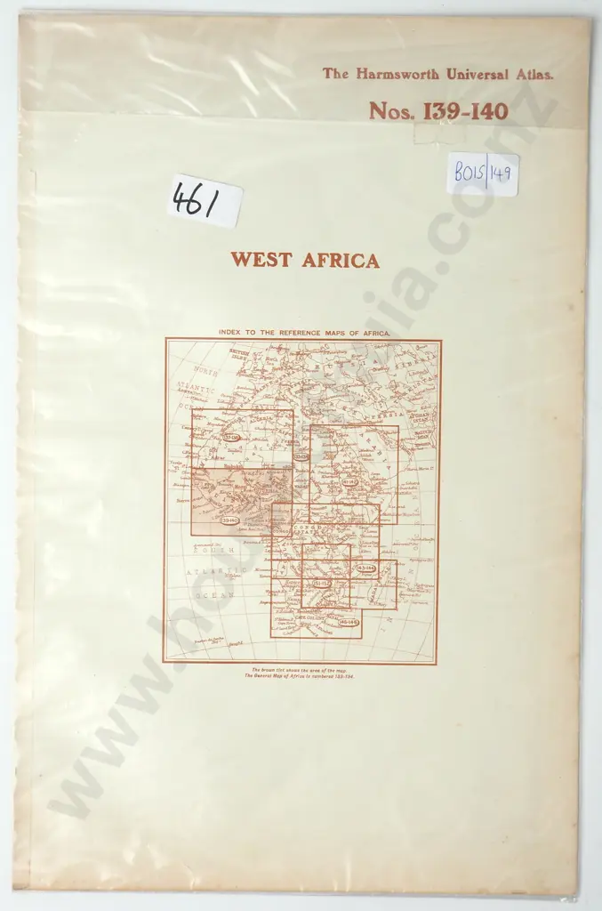 George Philip & Son Ltd - European Possessions in West Africa, The Harmsworth Universal Atlas Image 1++