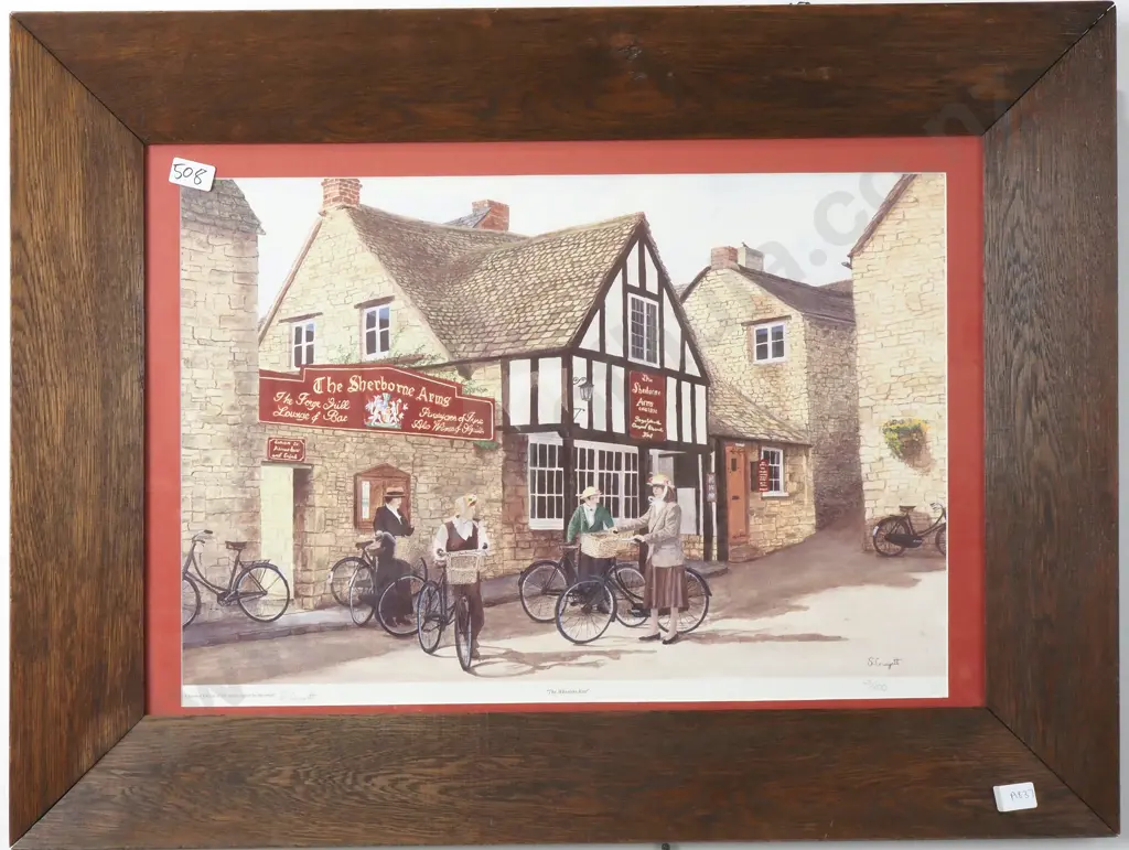 S Guyatt - The Wheelers Rest, Limited Edition Print Image 1++