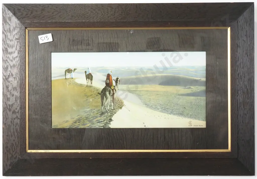 Artist Unknown -Desert Scene 1329, Photographic Print Image 1++