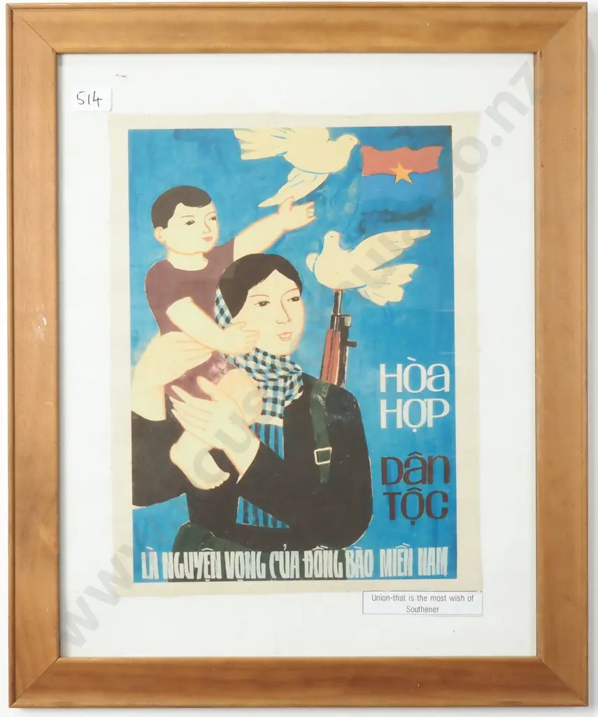 Propaganda Poster from the Vietnam War, Print Image 1++