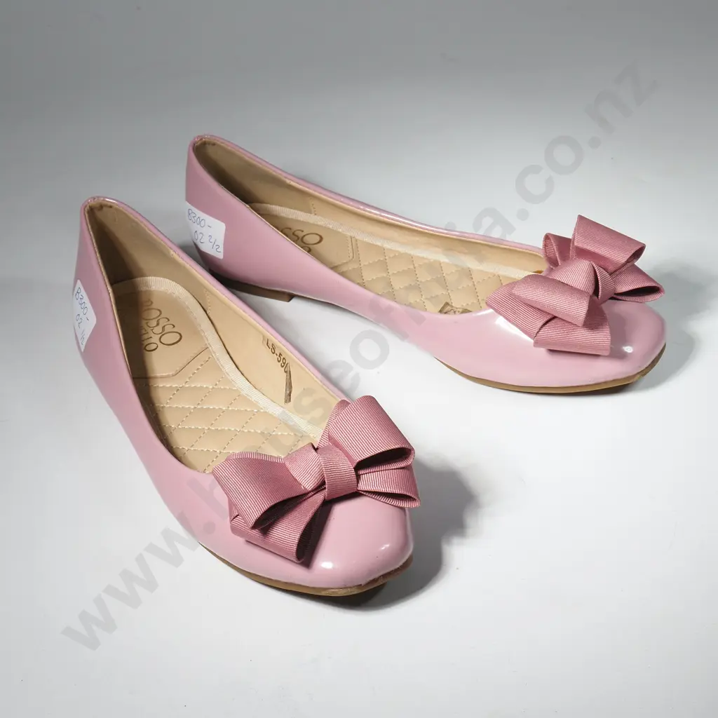 Rosso Brunello - Pink Ballet Flats Image 1++