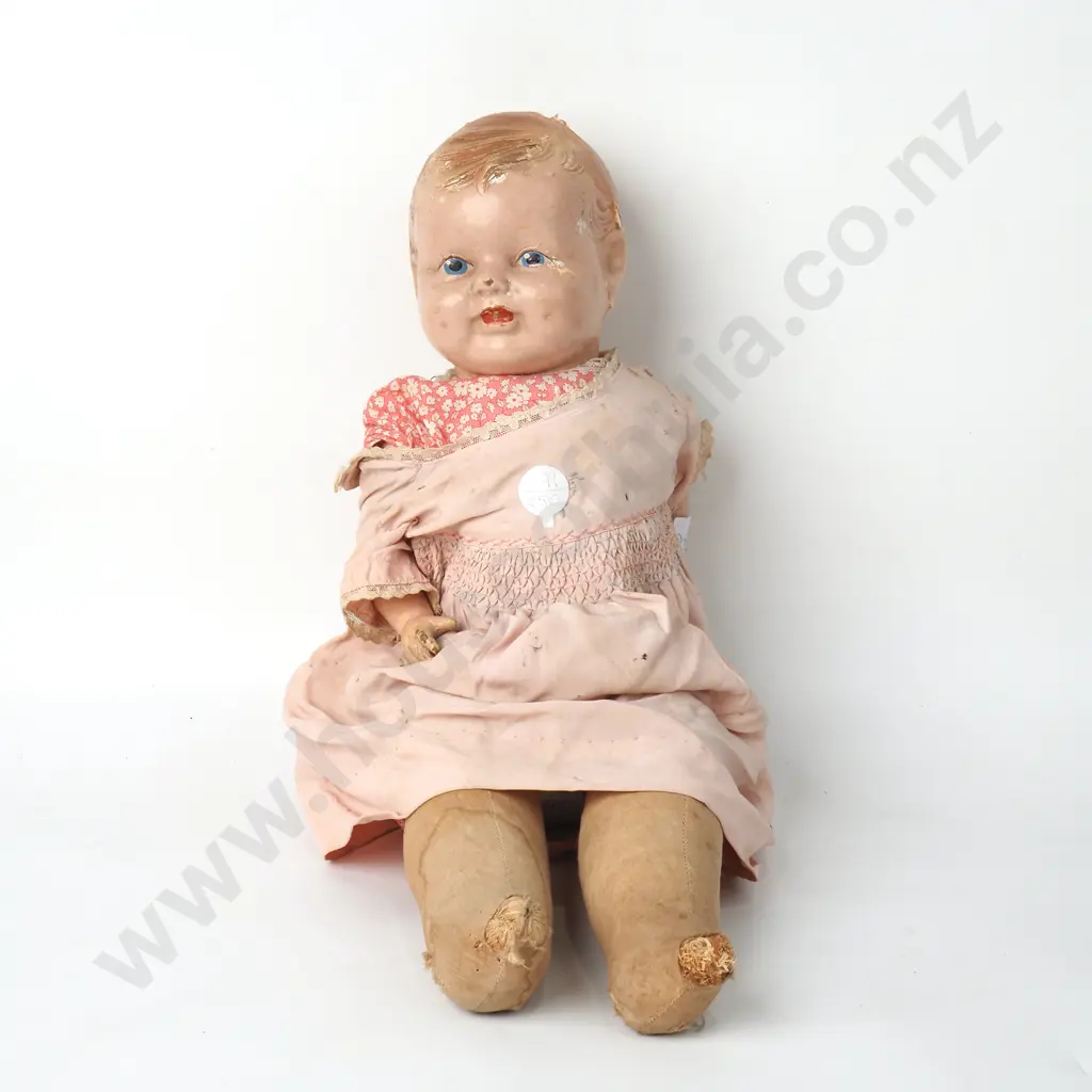 Vintage baby Doll with Original Cloth Body Image 1++