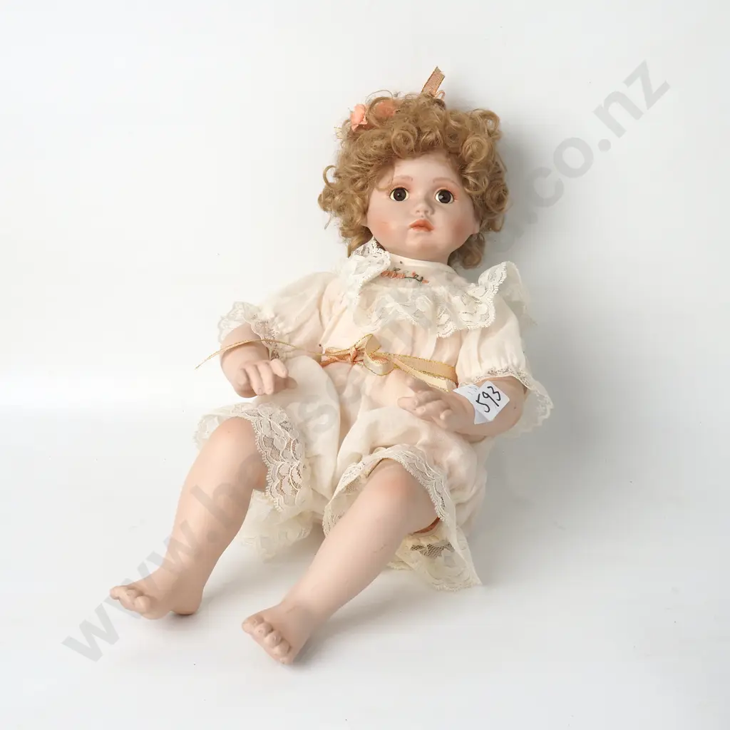Peaches and Cream from the Portraits of Perfection 1992 Porcelain Doll Image 1++
