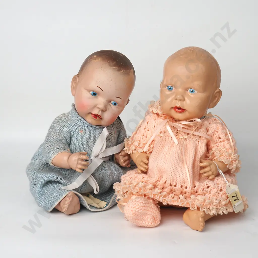 Two Baby Blue Eyes Minor dolls by Fairymark Image 1++