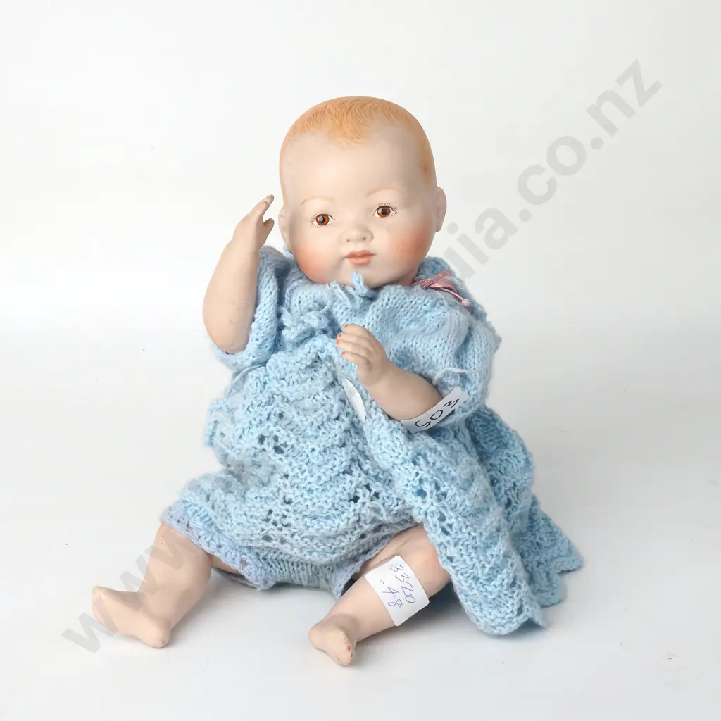Reproduction Porcelain Baby Boy Doll by Armand Marseille Image 1++