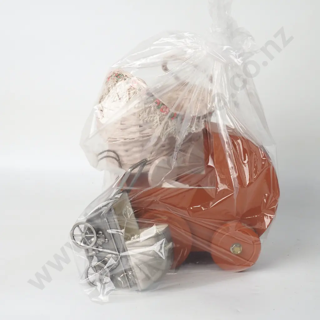 Six Miniature Prams and Rocking Horse Image 1++