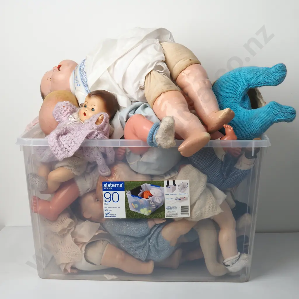Assorted large lot of Vintage Baby Dolls Image 1++