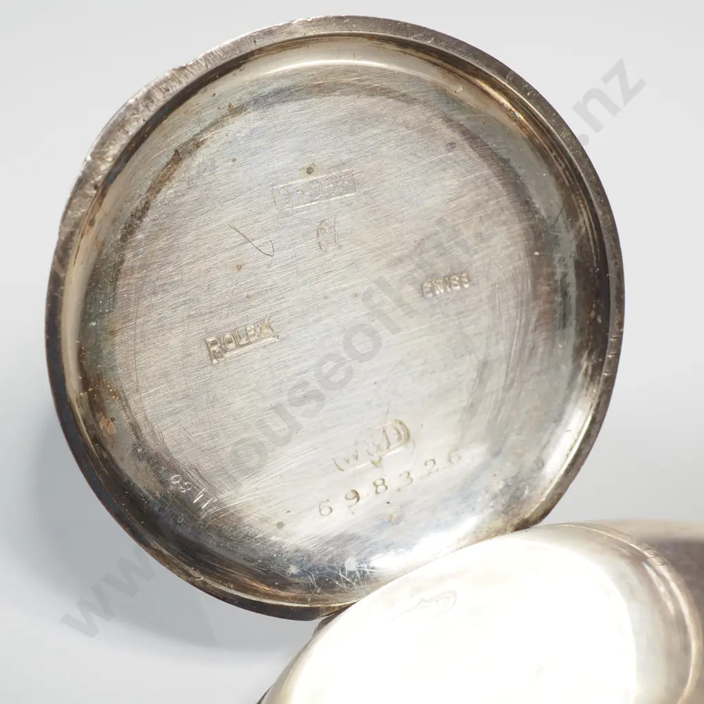 Sterling Silverr Rolex Pocket Watch - A/F Image 1++