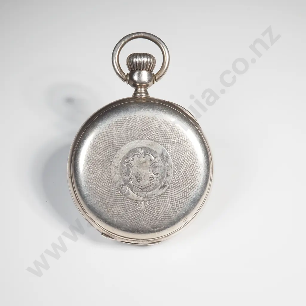 Sterling Silver Lehmans Patent Pocket Watch A/F Image 1++