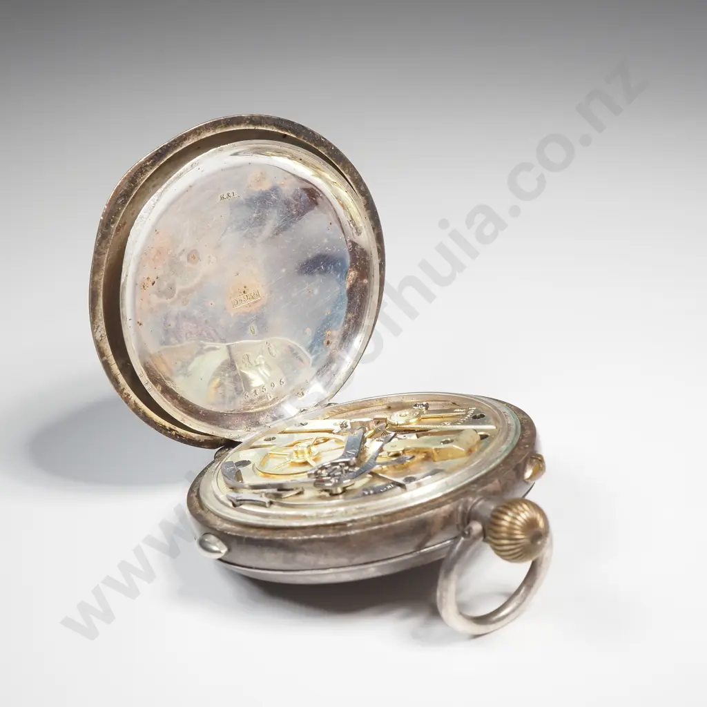 Sterling Silver Repeater Pocket Watch A/F Image 1++