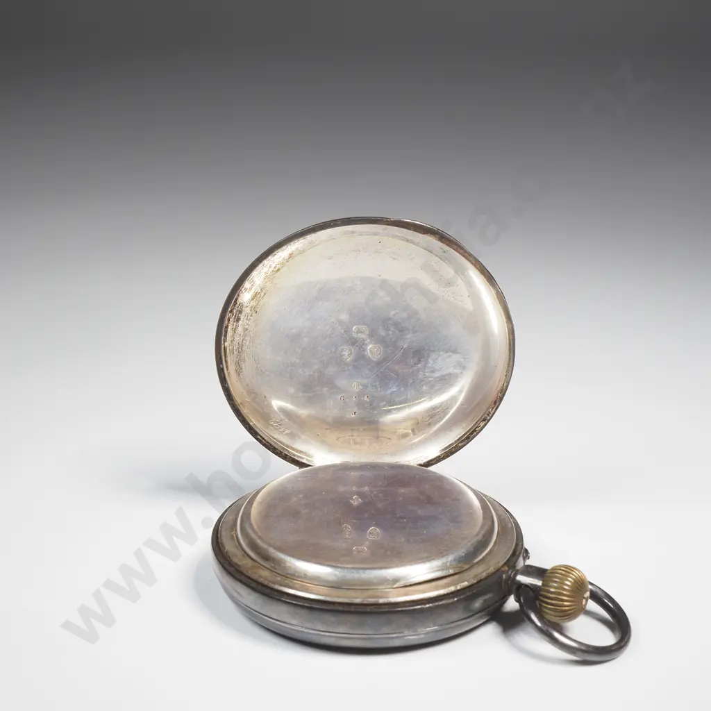Sterling Silver Rotherhams Pocket Watch A/F Image 1++