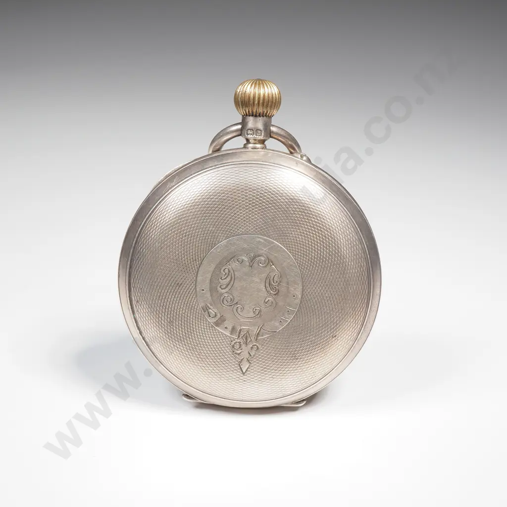Sterling Silver Rotherhams Pocket Watch A/F w British Hallmarks Image 1++