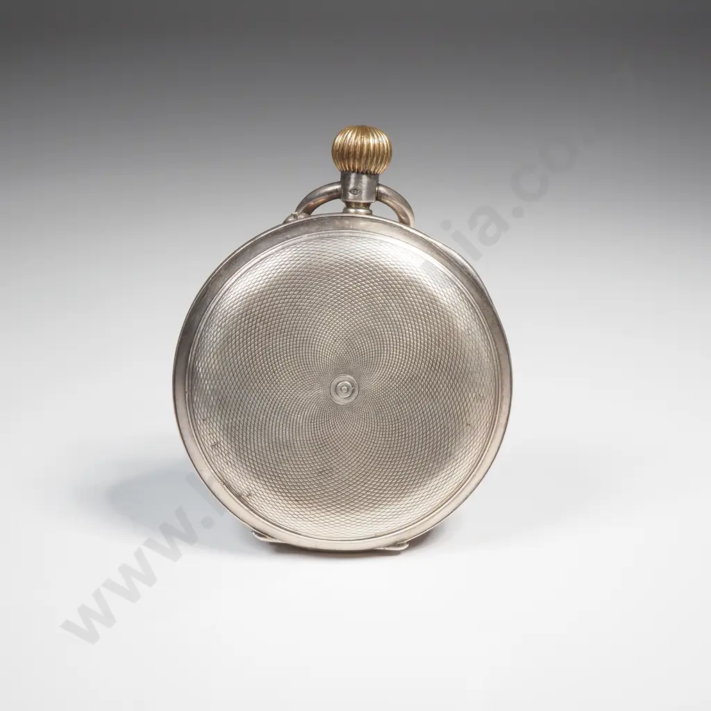 Sterling Silver Rotherhams Pocket Watch A/F w British Hallmarks Image 1++
