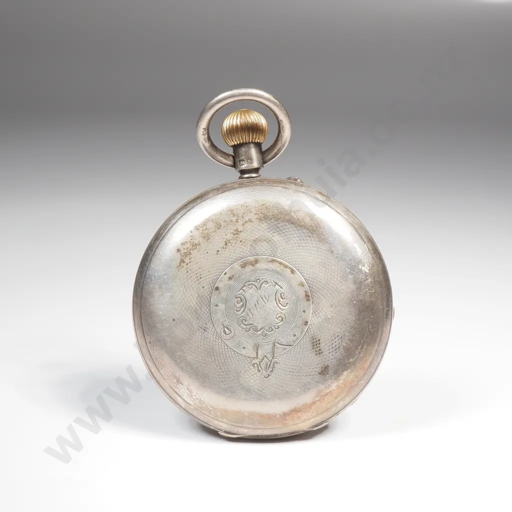 Sterling Silver Rotherhams Pocket Watch A/F Image 1++