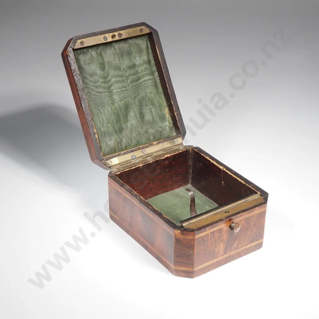 Victorian Burr Walnut Pocket Watch Case Image 1++
