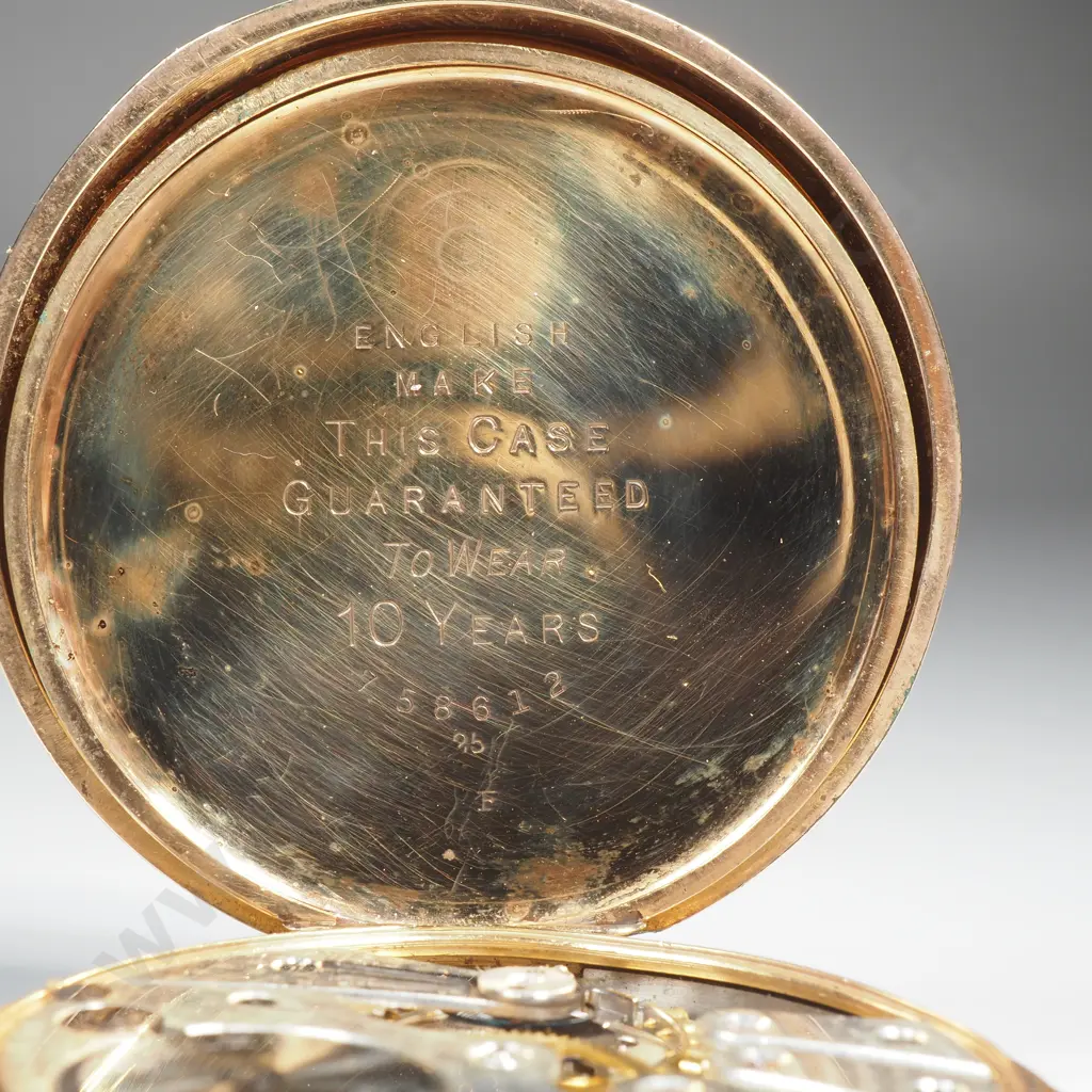 Rolled Gold Rolex Pocket Watch w New Zealand Retailer on Dial Image 1++