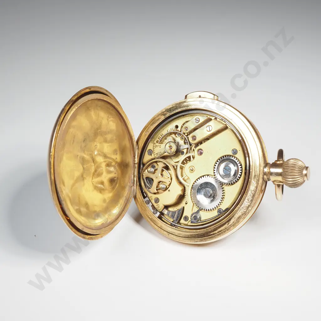 Antique Rolled Gold Quarter Repeater Pocket Watch A/F Image 1++