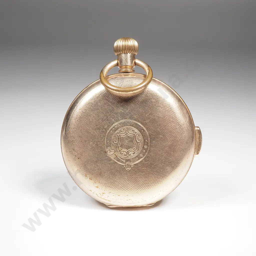 Antique Rolled Gold Quarter Repeater Pocket Watch Image 1++