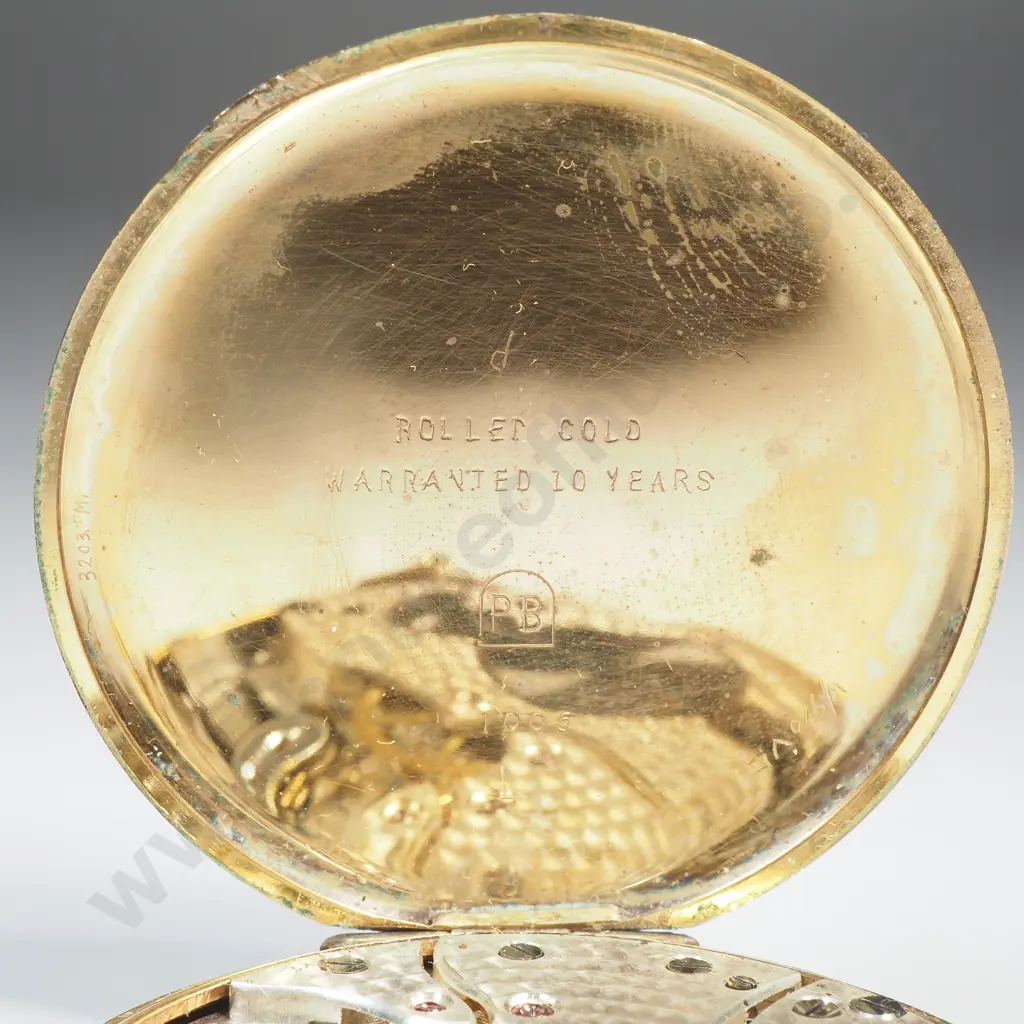 Vintage Grosvenor Rolled Gold Pocket Watch Image 1++
