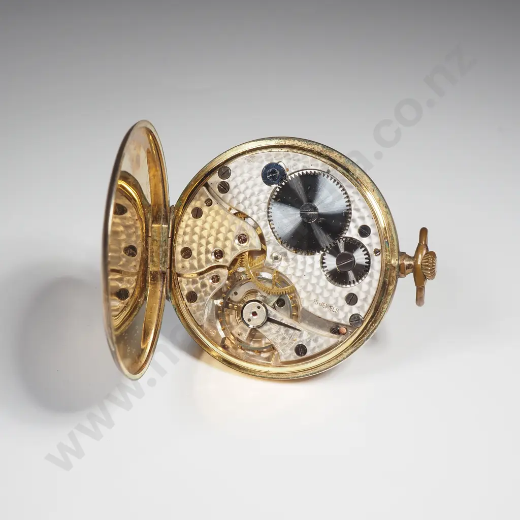 Vintage Grosvenor Rolled Gold Pocket Watch Image 1++