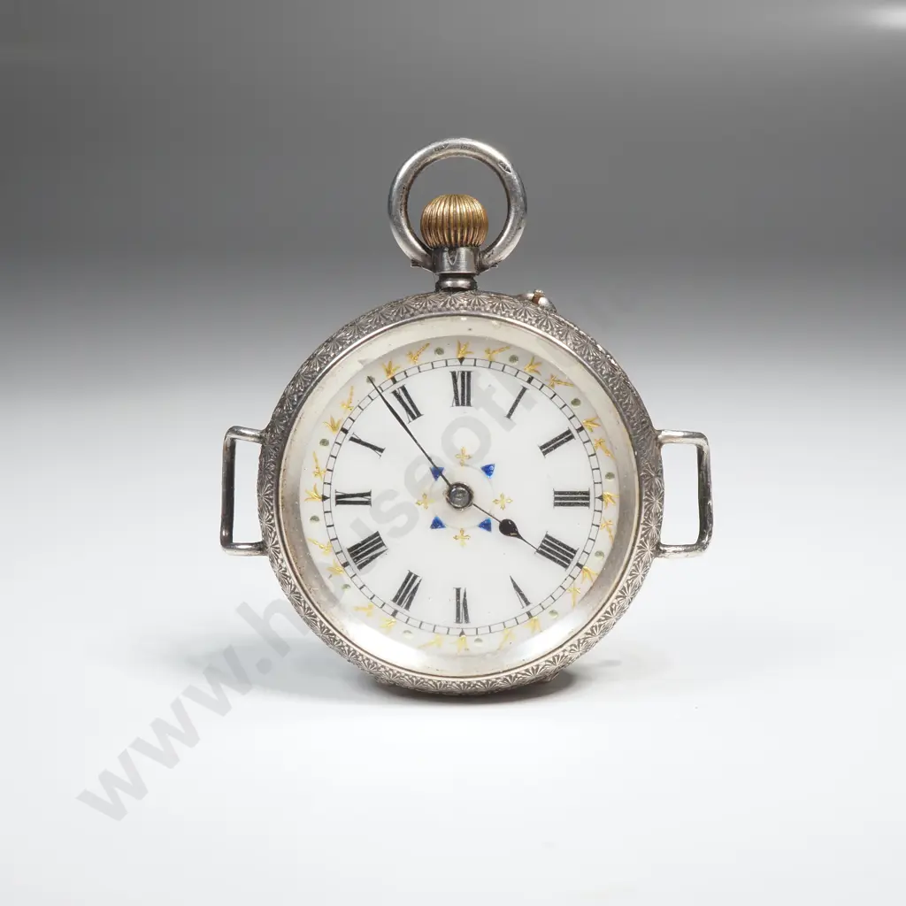 .935 Silver Wristwatch Pocketwatch Conversion Image 1++