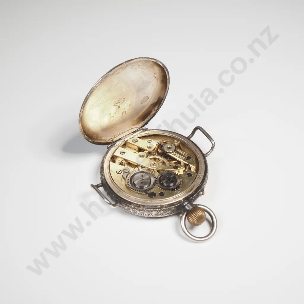 .935 Silver Wristwatch Pocketwatch Conversion Image 1++