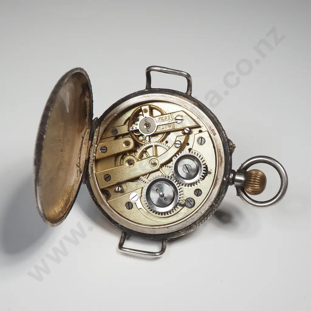.935 Silver Wristwatch Pocketwatch Conversion Image 1++