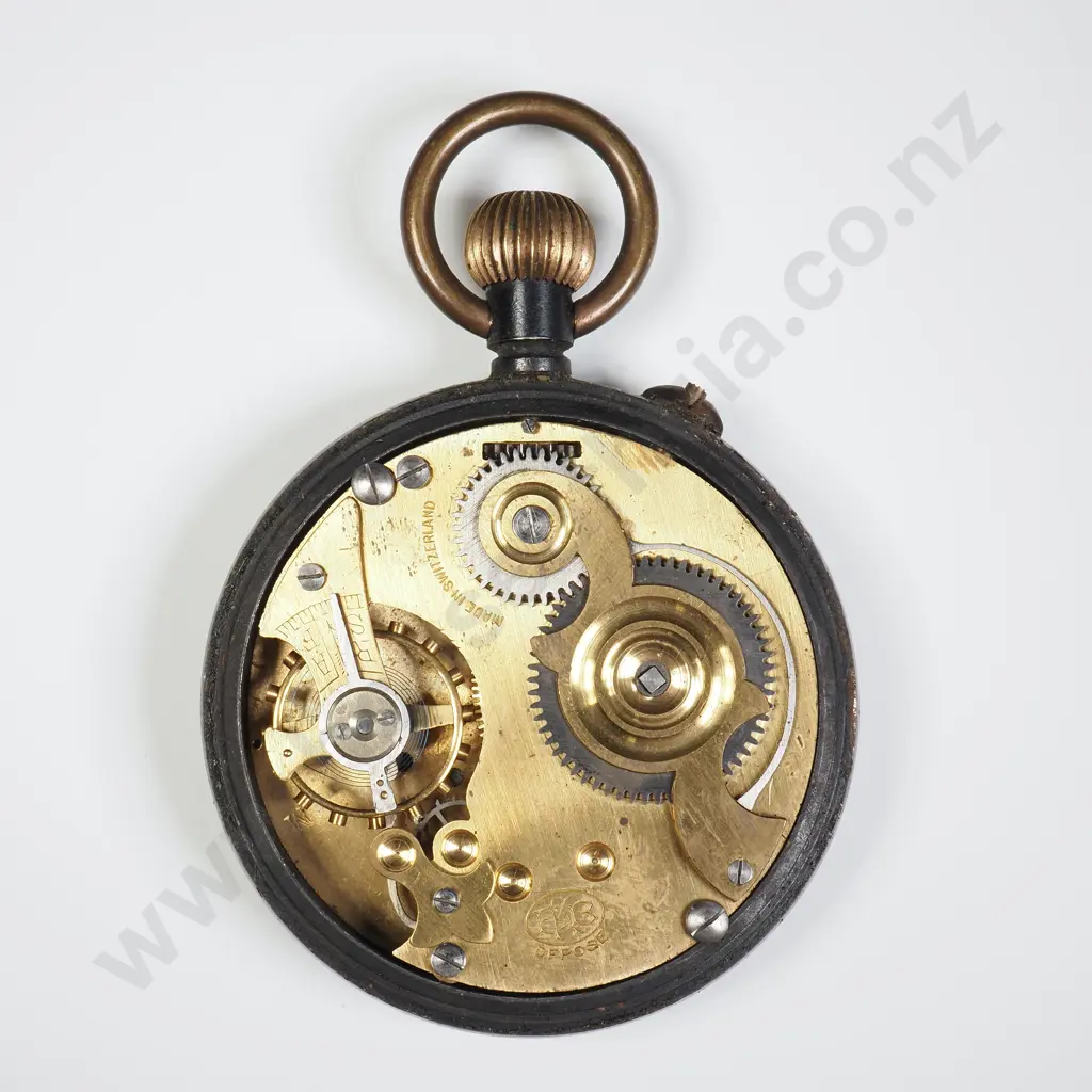 Gun Metal Best Lever Pocket Watch Image 1++