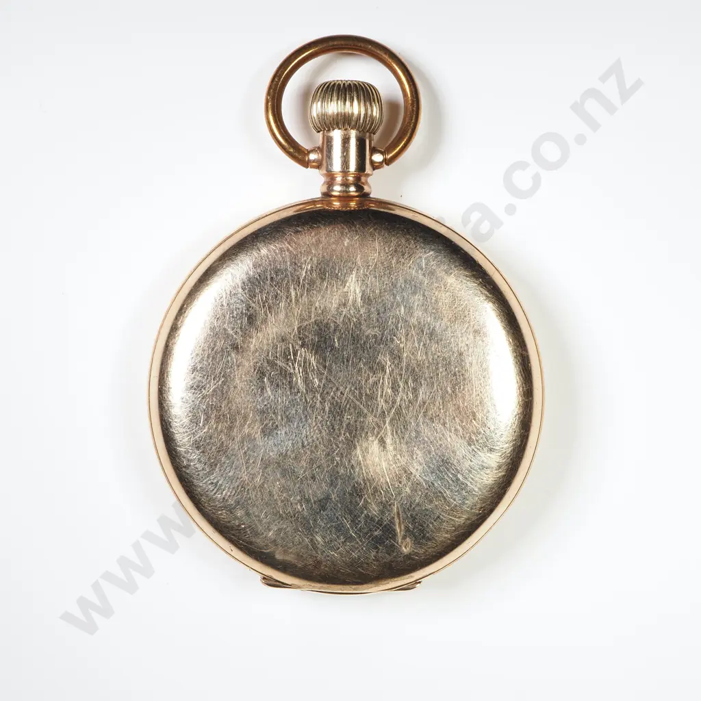 Rolled Gold Antique Waltham Pocket Watch Image 1++