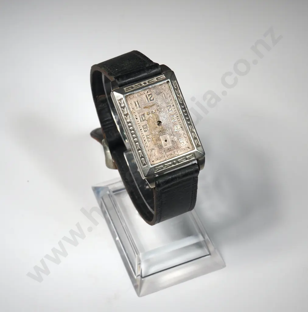 Antique Art Deco Gruen Wristwatch - 14ct Gold Reinforced w Metal - A/F Image 1++