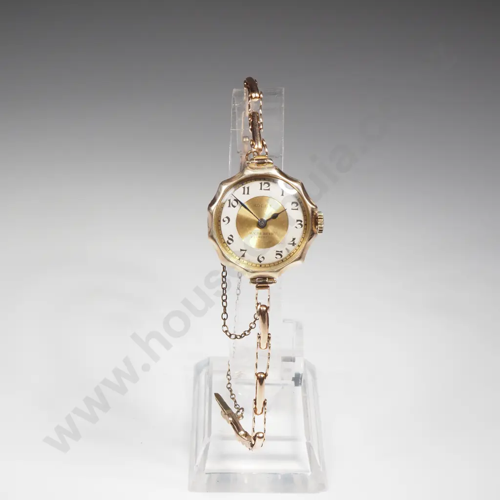 Antique 9ct Gold Rolex Ladies Wristwatch Image 1++
