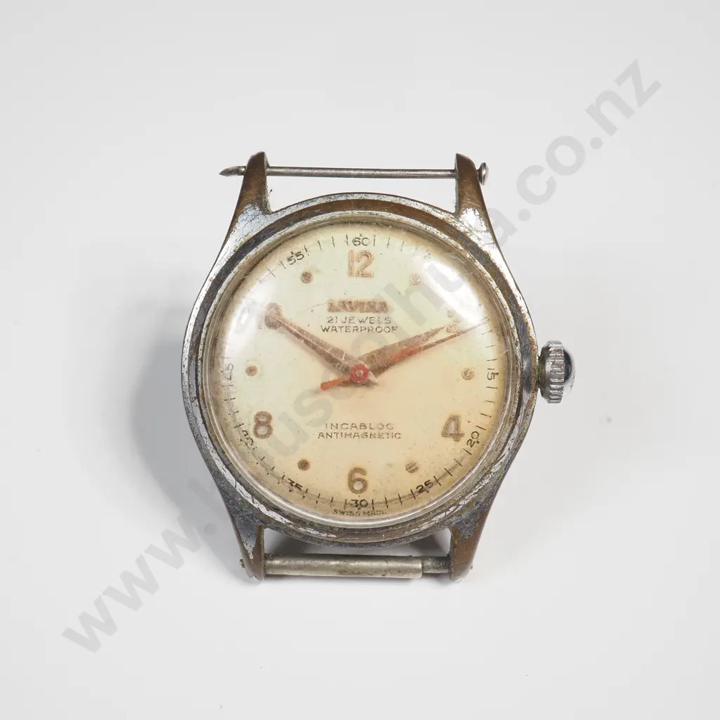 Vintage Lavina Gents Wrist Watch Head AF Image 1++