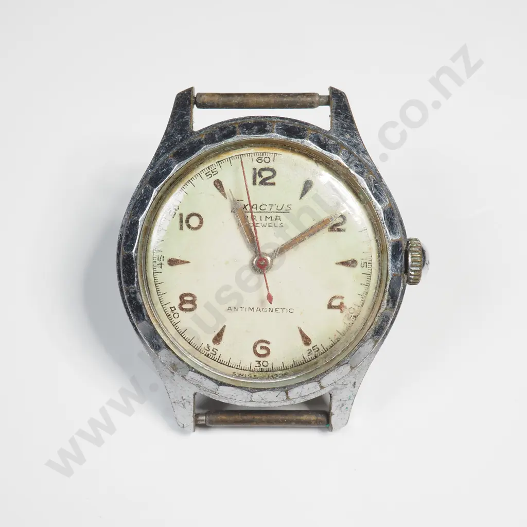 Vintage Exactus Automatic Gents Wrist Watch Head AF Image 1++
