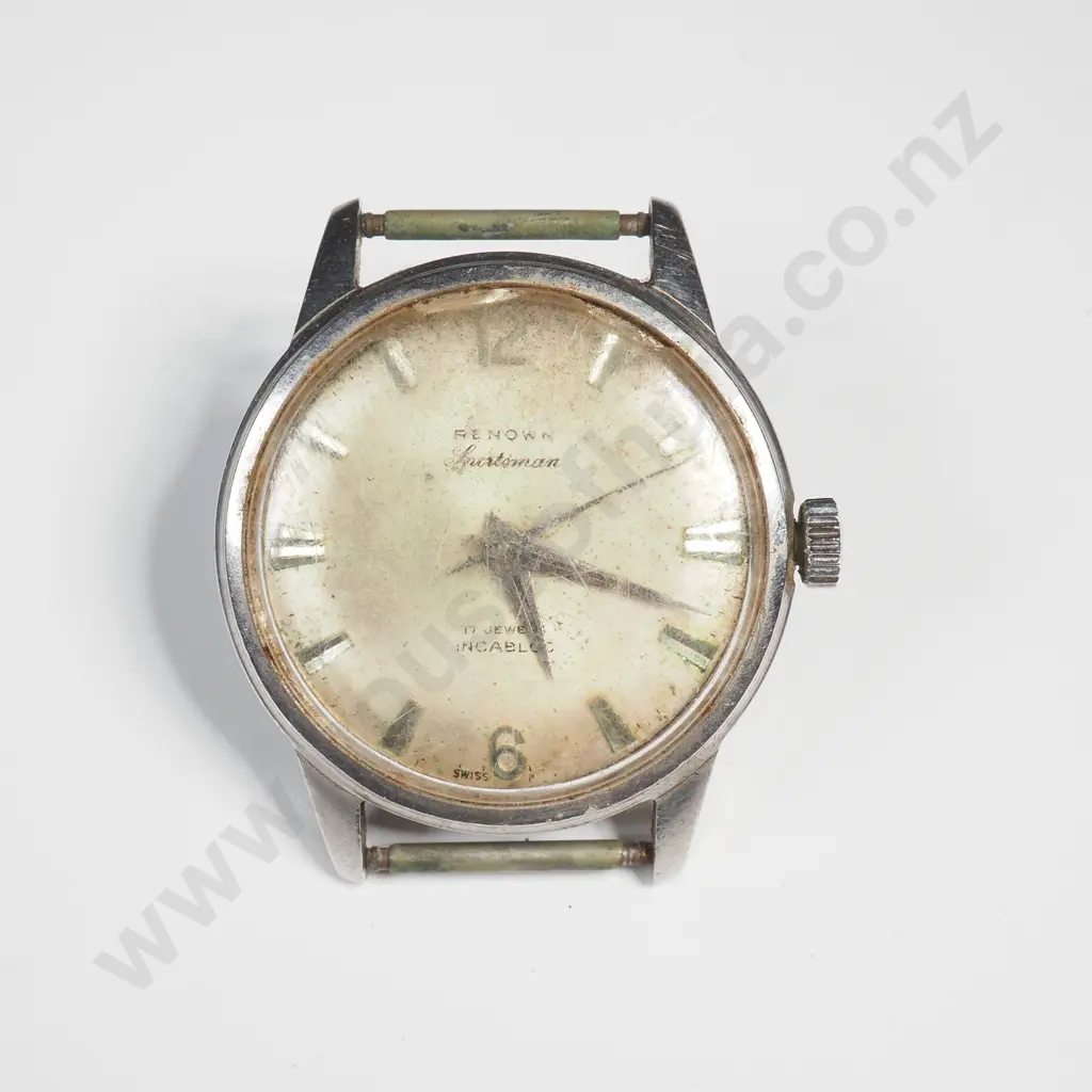 Vintage Renown Gents Wrist Watch Head AF Image 1++