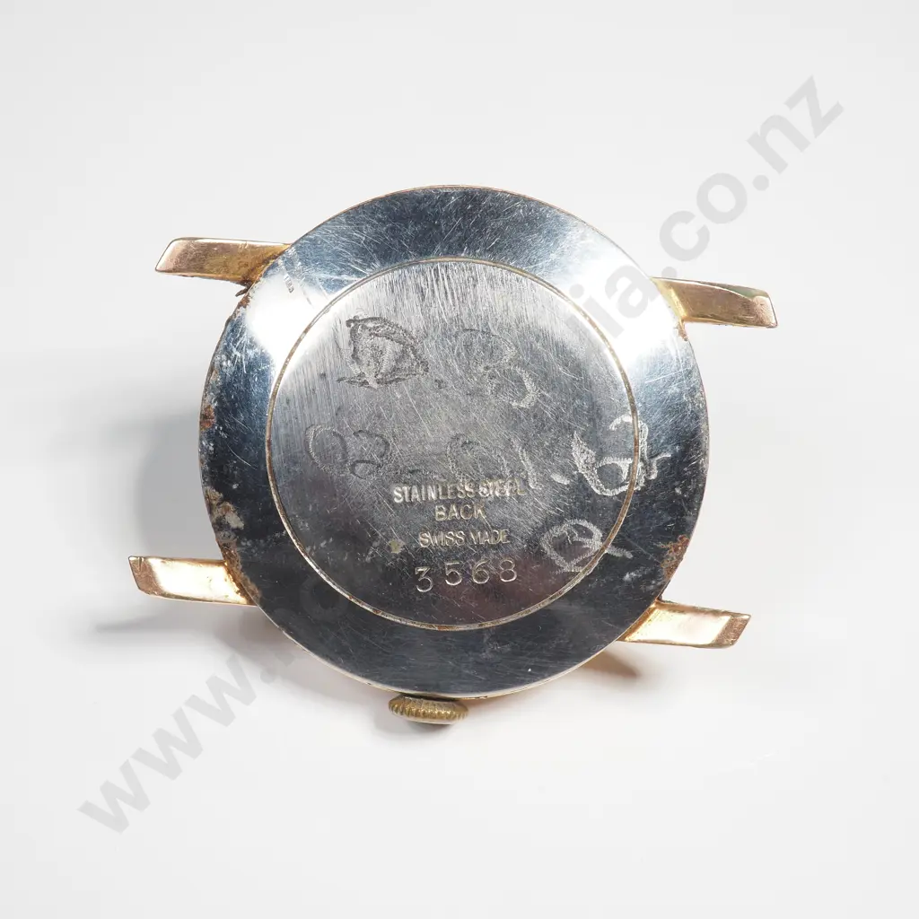 Vintage Roamer Rolled Gold Wristwatch Head Image 1++