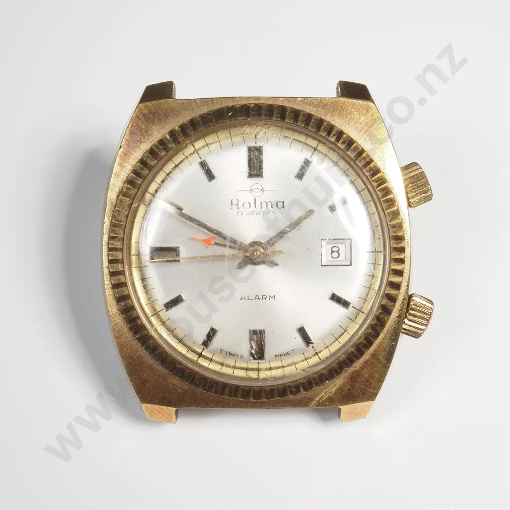 Vintage Rolma Gents Wrist Watch Head Image 1++